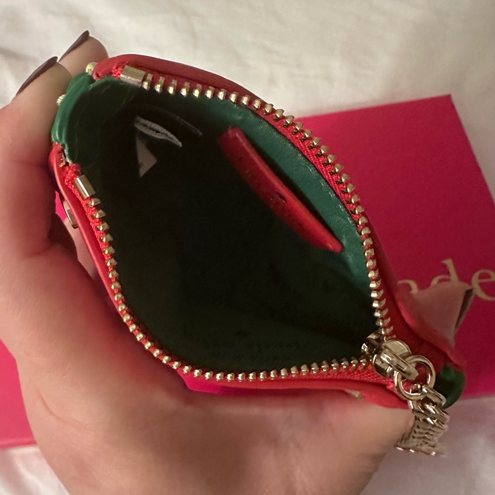 Kate Spade Brand New Watermelon Keychain Pouch - Picture 4 of 4